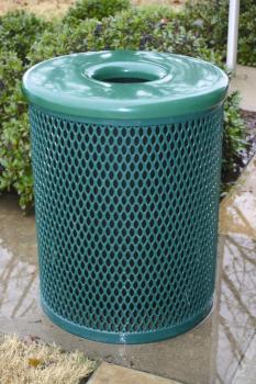 Trash Receptacle, Flat Top
